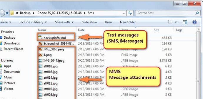 how to open htc sms backup file on pc
